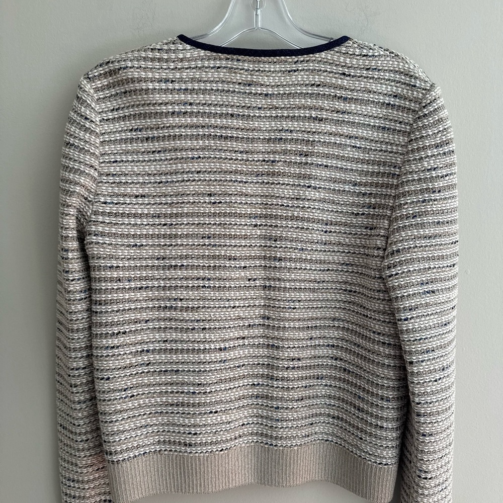 St. John Tweed Cropped Evening Jacket,made in USA SIZE S wool cotton - Picture 4 of 5